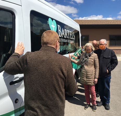 New transit van with lift thanks to McCoy donation, grants