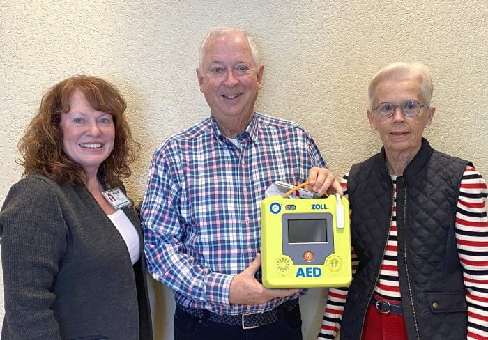 AED added to Eisenach Village Klubhaus thanks to McCoy donation